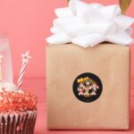 Animaniacs Hello O O Retro Equalizer Graphic Classic Round Sticker