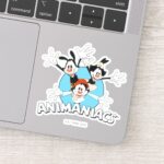Animaniacs Warner Siblings Arms Wide Graphic Sticker