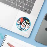 Animaniacs Warner Siblings Circle Graphic Sticker