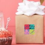 Animaniacs Warner Siblings Pop Art Graphic Square Sticker