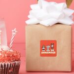 Animaniacs Warner Siblings No Evil Graphic Square Sticker