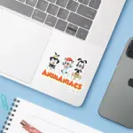 Animaniacs Warner Siblings No Evil Graphic Sticker