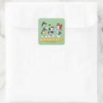 Animaniacs Yakko Dot And Wakko Standing Square Sticker