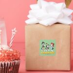 Animaniacs Yakko Dot And Wakko Standing Square Sticker