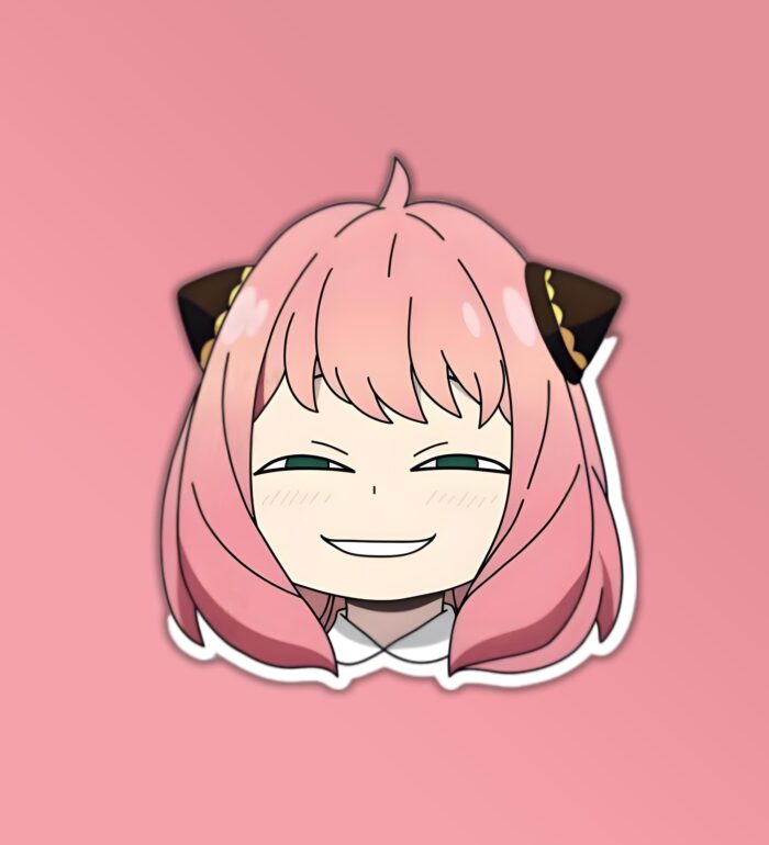 Anime Girl King Laptop Mobile Stickers