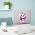Anime Jack Skellington Roses Illustration Sticker
