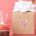 Anime Tom Jerry And Tuffy Apple Pattern Square Sticker