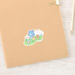 Anime Tom Jerry And Tuffy Picnic Sticker