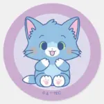 Anime Tom And Jerry Tom Classic Round Sticker