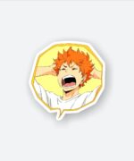 Annoyed Shoyo Hinata Sticker