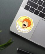 Annoyed Shoyo Hinata Sticker
