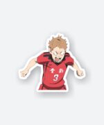 Annoyed Yaku Morisuke Sticker