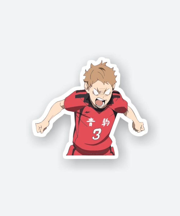 Annoyed Yaku Morisuke Sticker