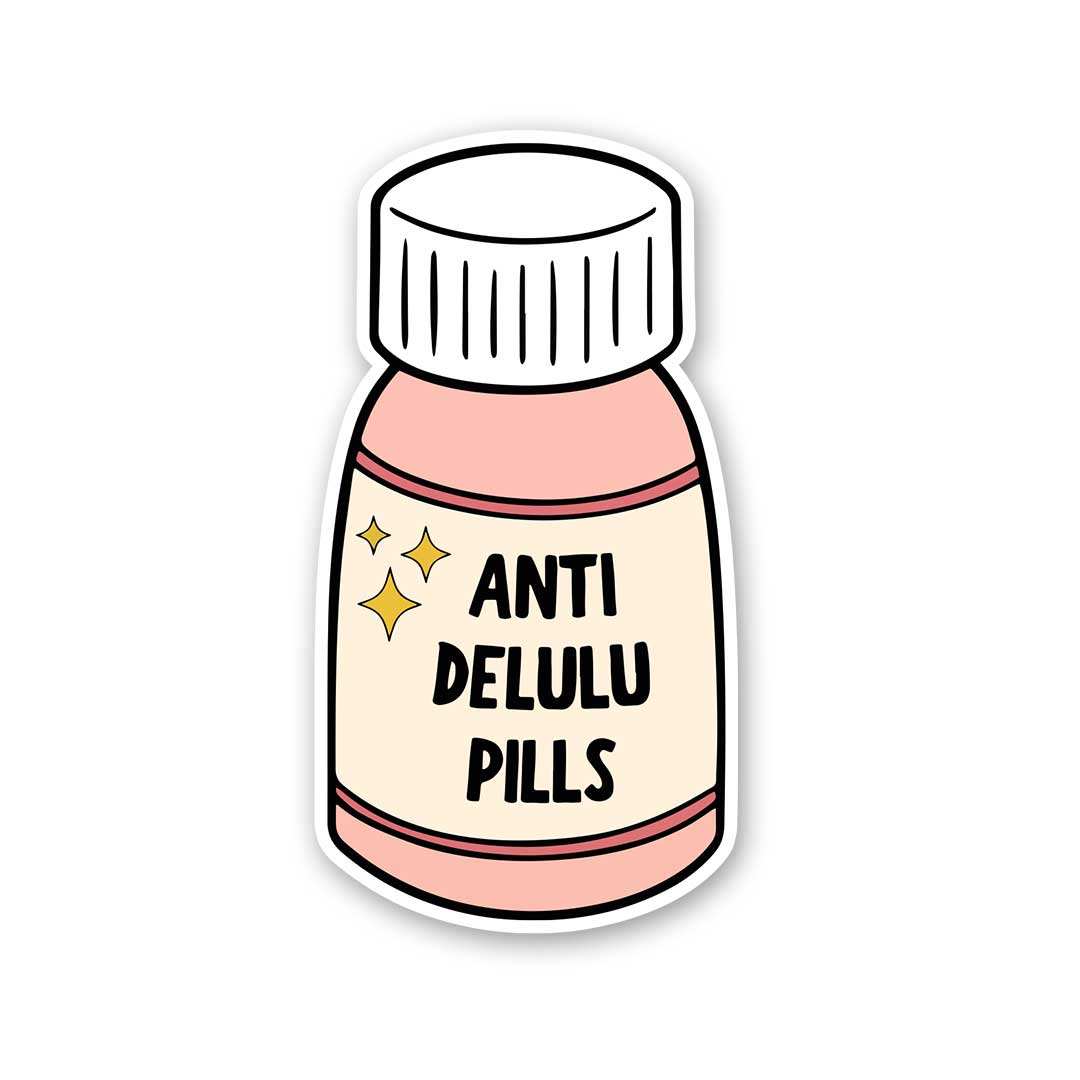 Anti Delulu Sticker