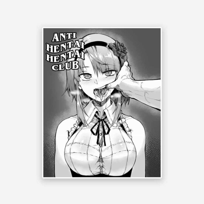 Anti Hentai Hentai Club sticker