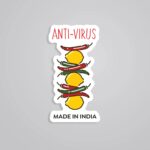 Anti Virus Made In India Witty Stickers