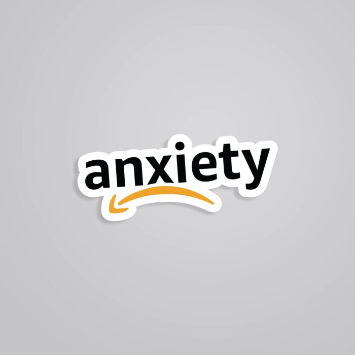 Anxiety Witty Stickers