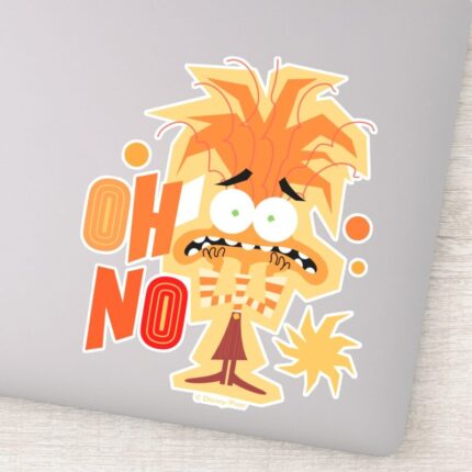 Anxiety Oh No Sticker