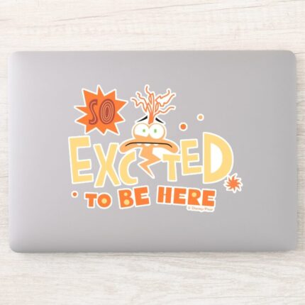 Anxiety So Excited To Be Here Sticker