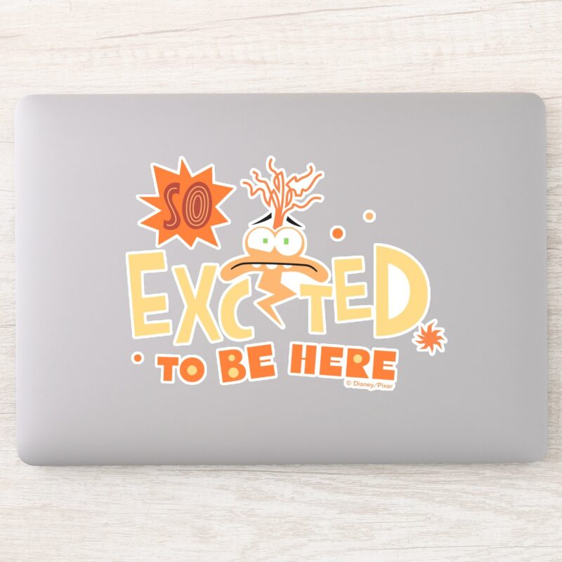 Anxiety So Excited To Be Here Sticker