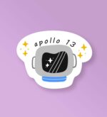 Apollo 13 Space Stickers
