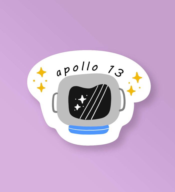 Apollo 13 Space Stickers