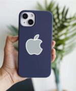 Apple Grey Logo Sticker