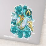 Aquaman Riding Seahorse Across Kingdoms Sticker