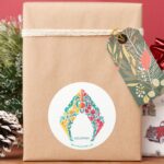 Aquaman Aquaman Mera Themed Seashell Logo Classic Round Sticker