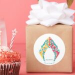 Aquaman Aquaman Mera Themed Seashell Logo Classic Round Sticker