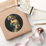 Aquaman Aquaman Revolt Refracted Graphic Classic Round Sticker