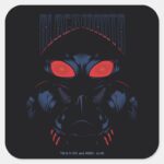 Aquaman Black Manta Shadowy Graphic Square Sticker