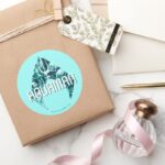 Aquaman Orin Mera Orm Black Manta In Symbol Classic Round Sticker