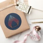 Aquaman Paisley Aquaman Logo Classic Round Sticker