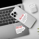 Arial Laptop Mobile Stickers
