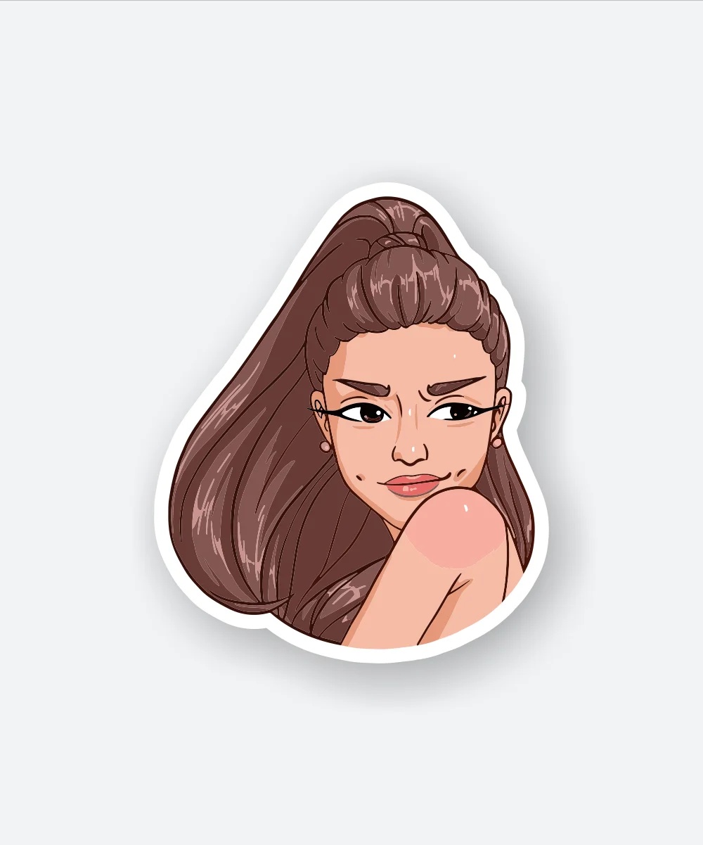 Ariana Grande Smiling Sticker