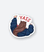 Ariana Grande Yass Sticker