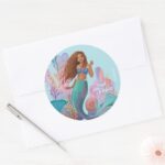 Ariel Find Your Voice Classic Round Sticker