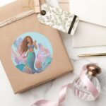 Ariel Find Your Voice Classic Round Sticker