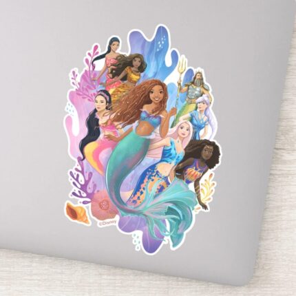 Ariel And Her Family Sticker