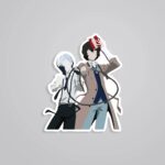 Armed Detective Duo Dazai And Atsushi Anime Stickers