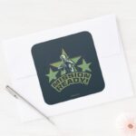 Army Sarge Mission Ready Square Sticker