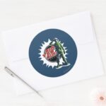 Army Sarge Sir Yes Sir Classic Round Sticker