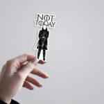 Arya Stark Not Today TV Shows Stickers
