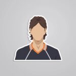 Asahi Minimalist Anime Stickers