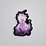 Asta Silhouette Anime Stickers