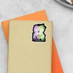 Asta Yuno Silhouette Anime Stickers