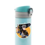 Asta Wielding His Sword Anime Stickers