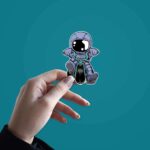 Astronaut Bike Sticker