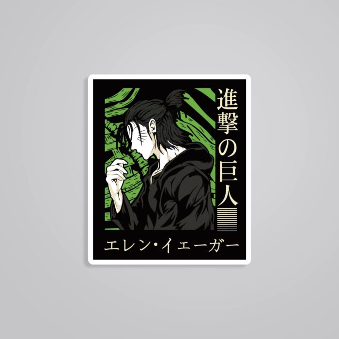 Attack On Titan Eren Yeager Anime Stickers